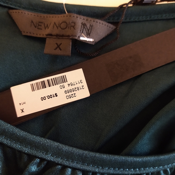 Dress dark green color - Picture 3 of 3